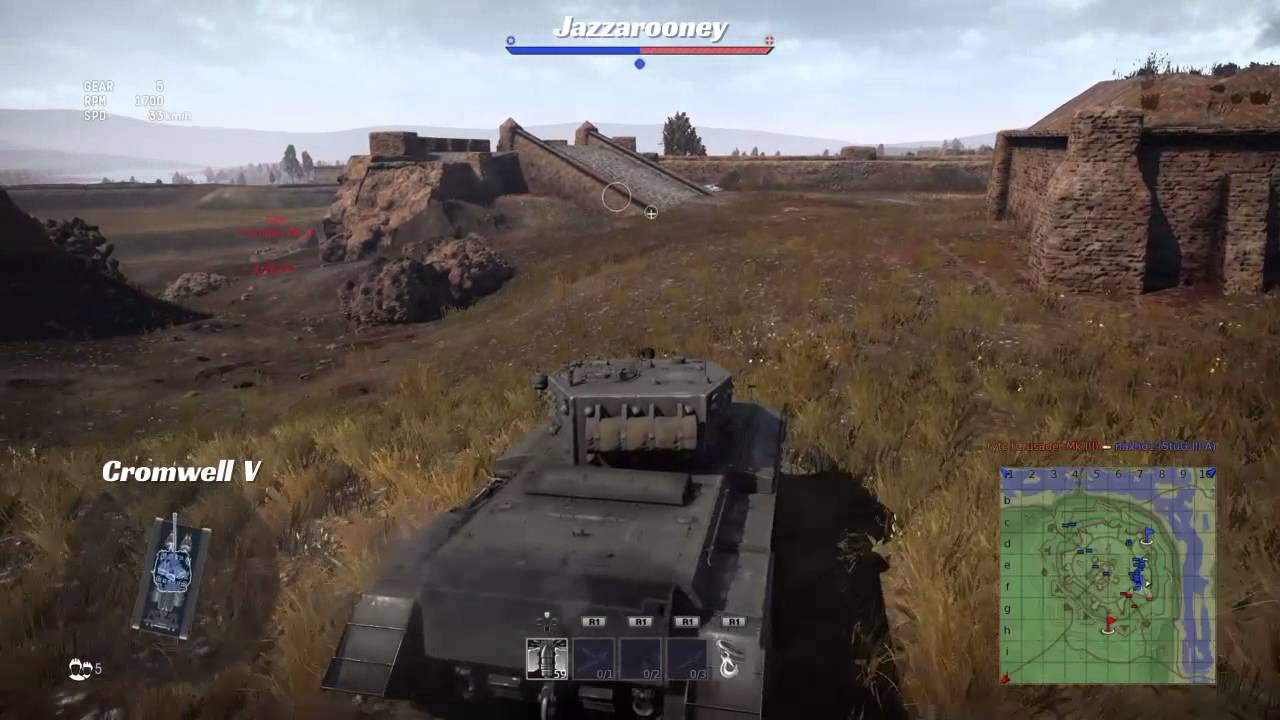 War Thunder / Cromwell V  British Tank