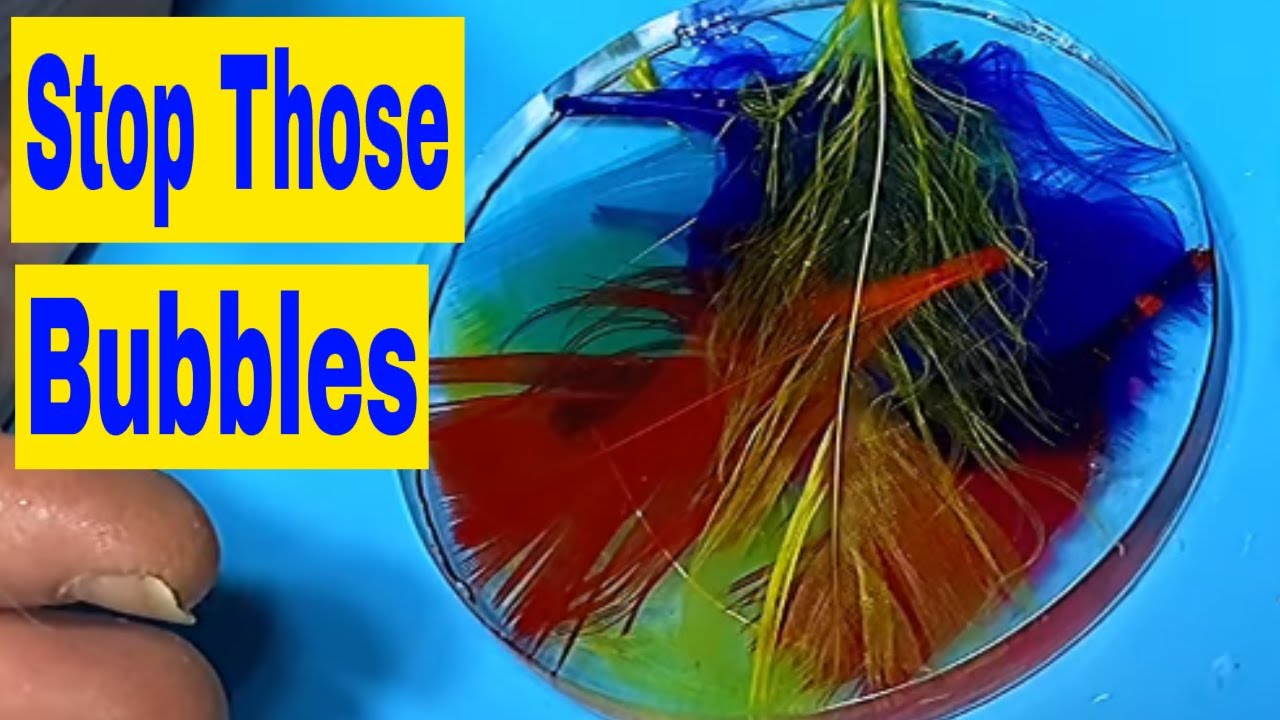 STOP BUBBLES Ruining your Resin When Casting with Feathers
