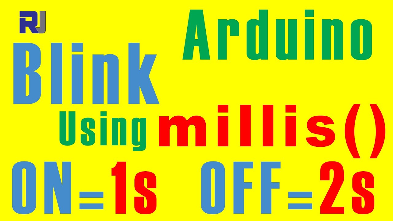 Светодиод Arduino мигает с использованием миллисекунд с различным временем включения и выключения
