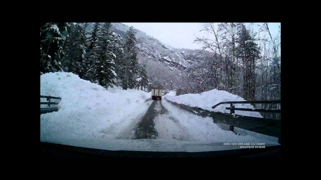 Dashcam Dale   Modalen Romerheim Driving in Norway