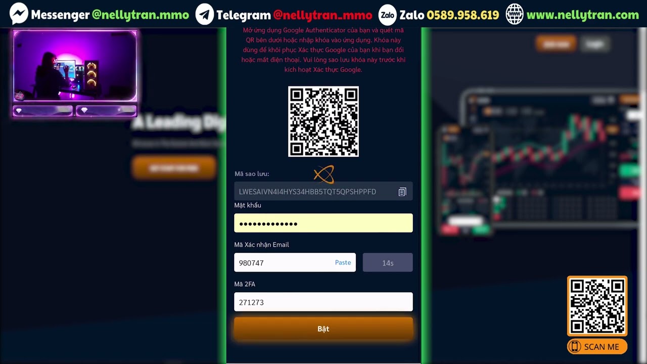 Bitcacao Hướng Dẫn C&agrave;i M&atilde; 2Fa V&agrave; X&aacute;c Minh Danh T&iacute;nh