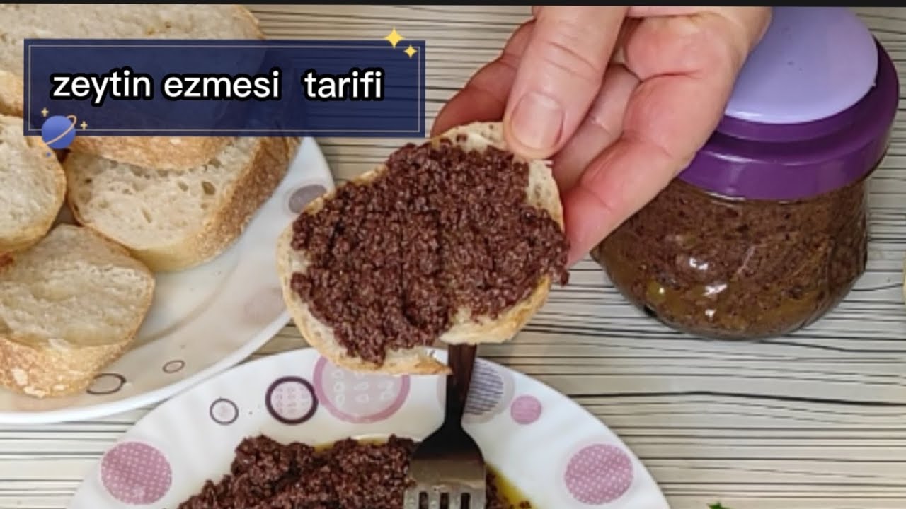 Kendi zeytin ezmenizi kendiniz yapabilirsiniz 👌Ev yapımı nefis bir tarif: Zeytin ezmesi