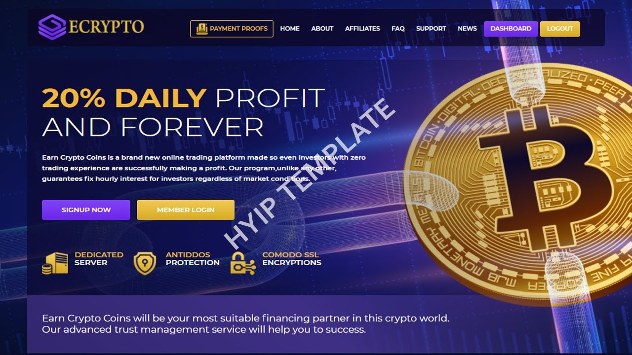Buy Hyip Template For Investment Website | EHYIP.NET