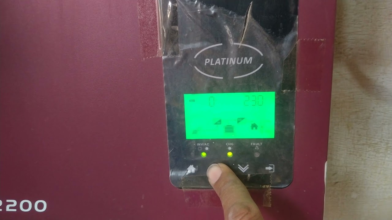 install fronus Pv2200 and check load