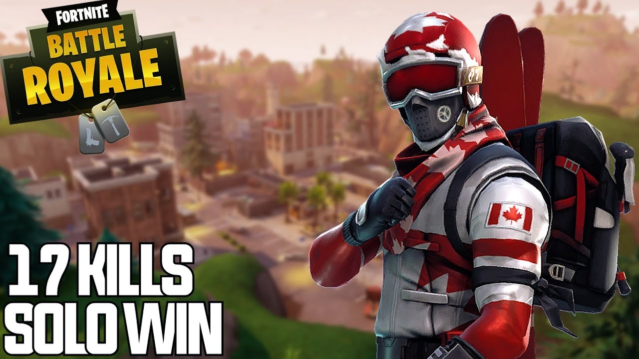17 Kill Solo Fortnite Battle Royale Gameplay - Hartzy