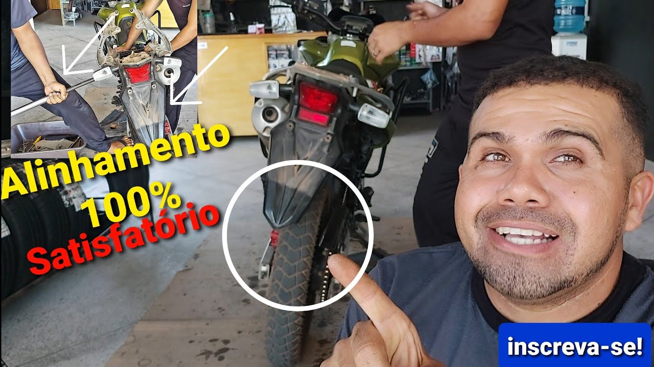 Alinhando o chassi da XRE300 no braço mesmo ficou 100% minha (Ex moto)