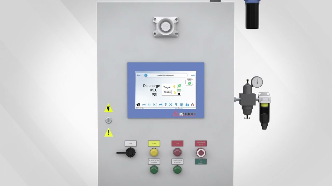 Understanding Centrifugal Compressor Controls - R2000 Control Panel