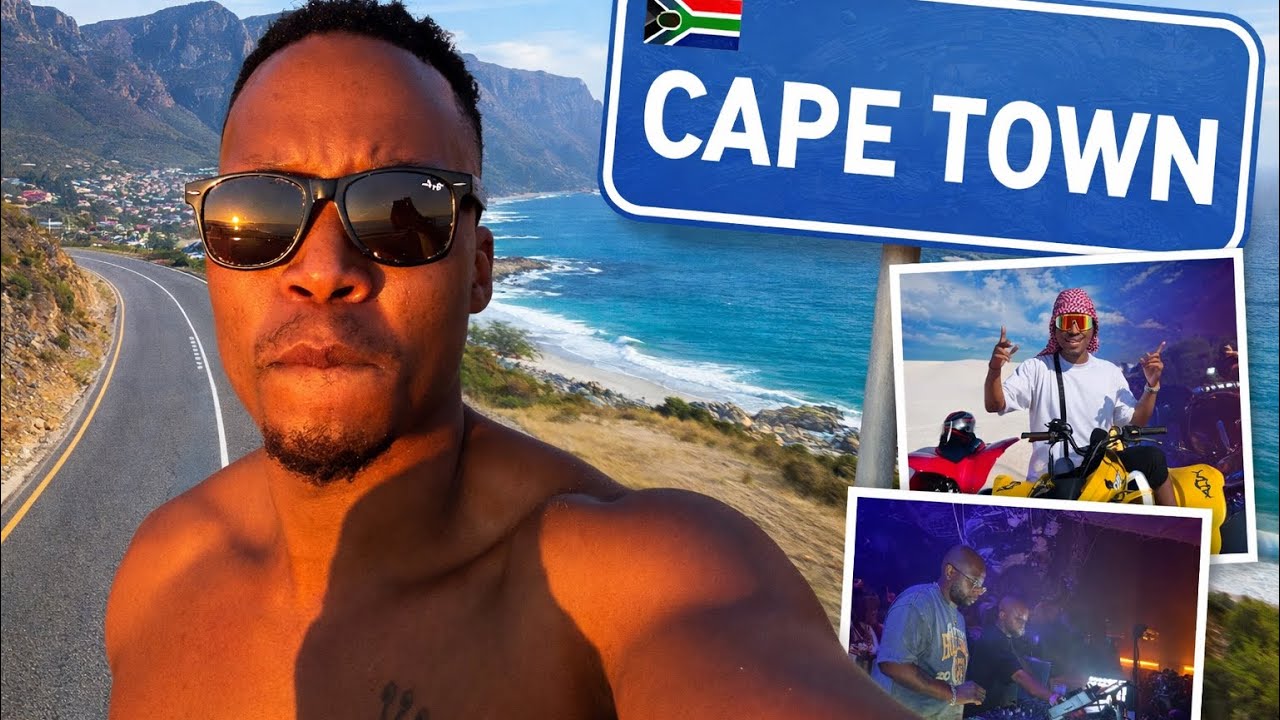 “I Drove to Cape Town 🇿🇦🚗 | Cape Point, Ocean Roads, , Quad Bikes tyla & Kabza De Small live 🎶🔥”