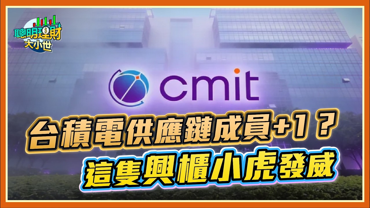 台積電「馬」上發財？供應鏈成員+1？這隻興櫃小虎有夠威｜黃世聰-聰明理財大小世