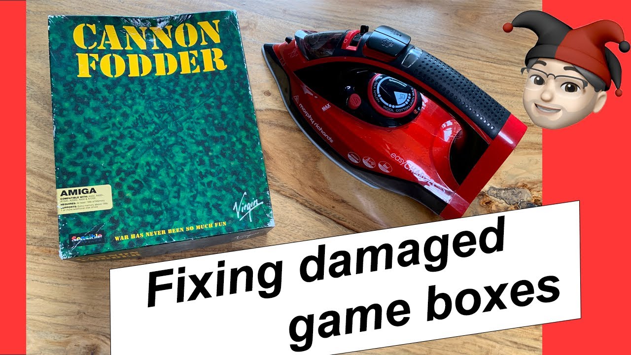 Fixing damaged game boxes