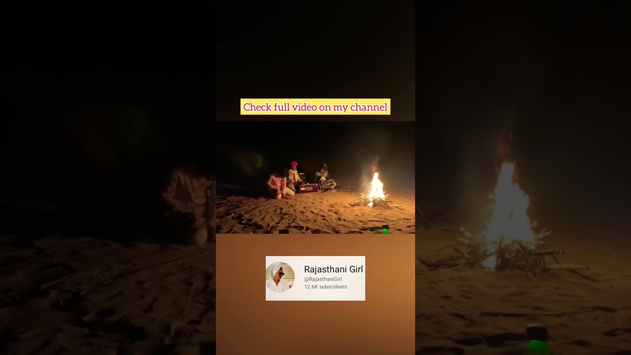 Khuri Sand Dunes Jaisalmer #thardesert #jaisalmer #rajasthan #shorts