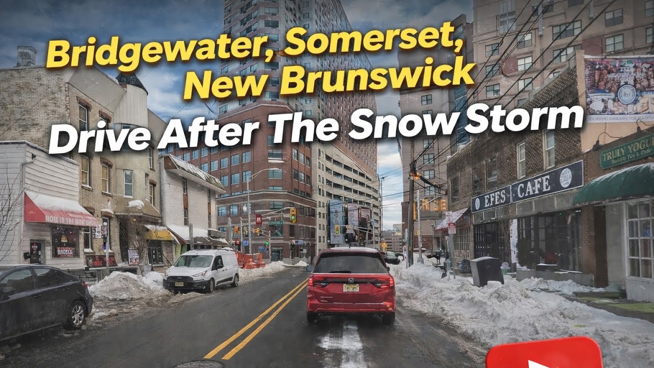 Bridgewater, Bound Brook, I-287, Somerset, Easton Ave, Rutgers, New Brunswick, CINJ After Snowstorm.