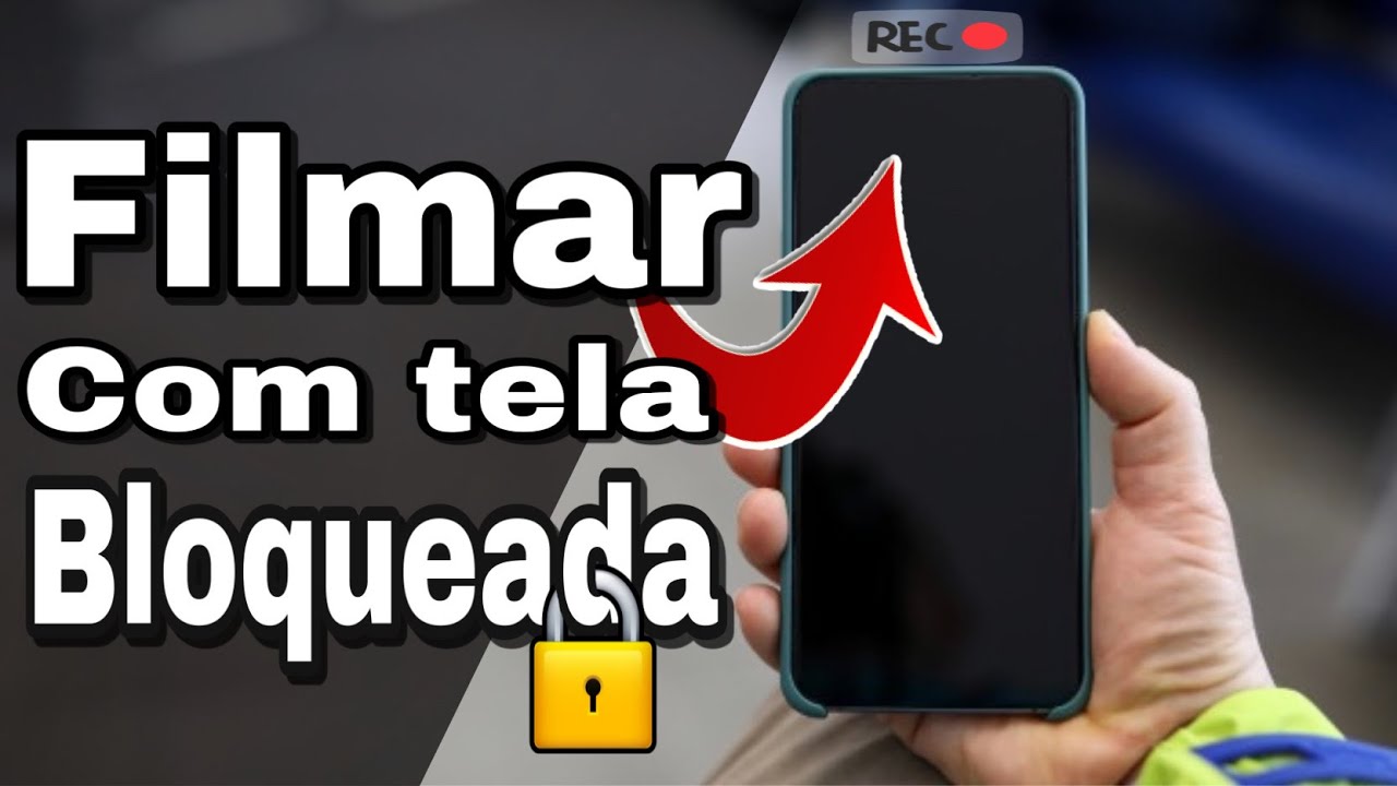 COMO GRAVAR VÍDEO com TELA BLOQUEADA ESCONDIDO!