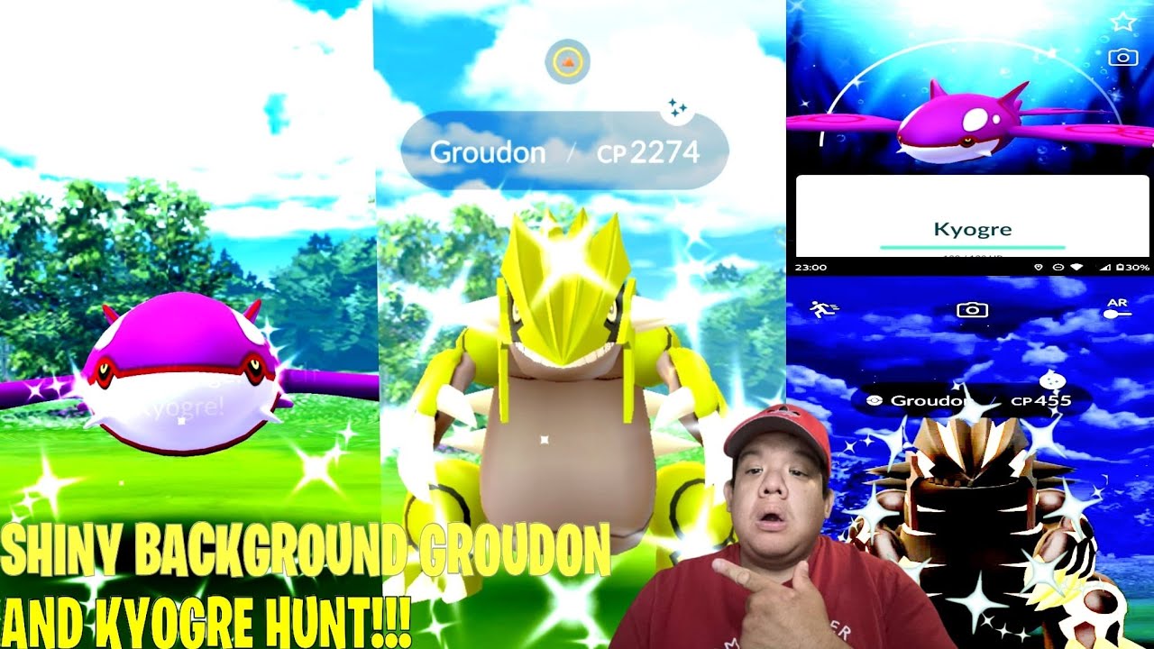 ✨PRIMAL KYOGRE & GROUDON RAIDS ARE BACK IN POKEMON GO! Special Backgrounds Shiny Hunt! #pokemongo