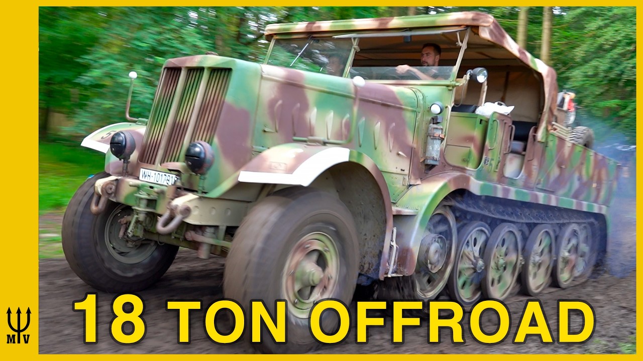 The Legendary German 18 Ton Sd.Kfz. 9 Famo in Action!