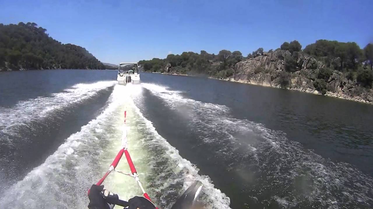 Mono esqui nautico waterski slalom open 50 km/h subjetiva casco