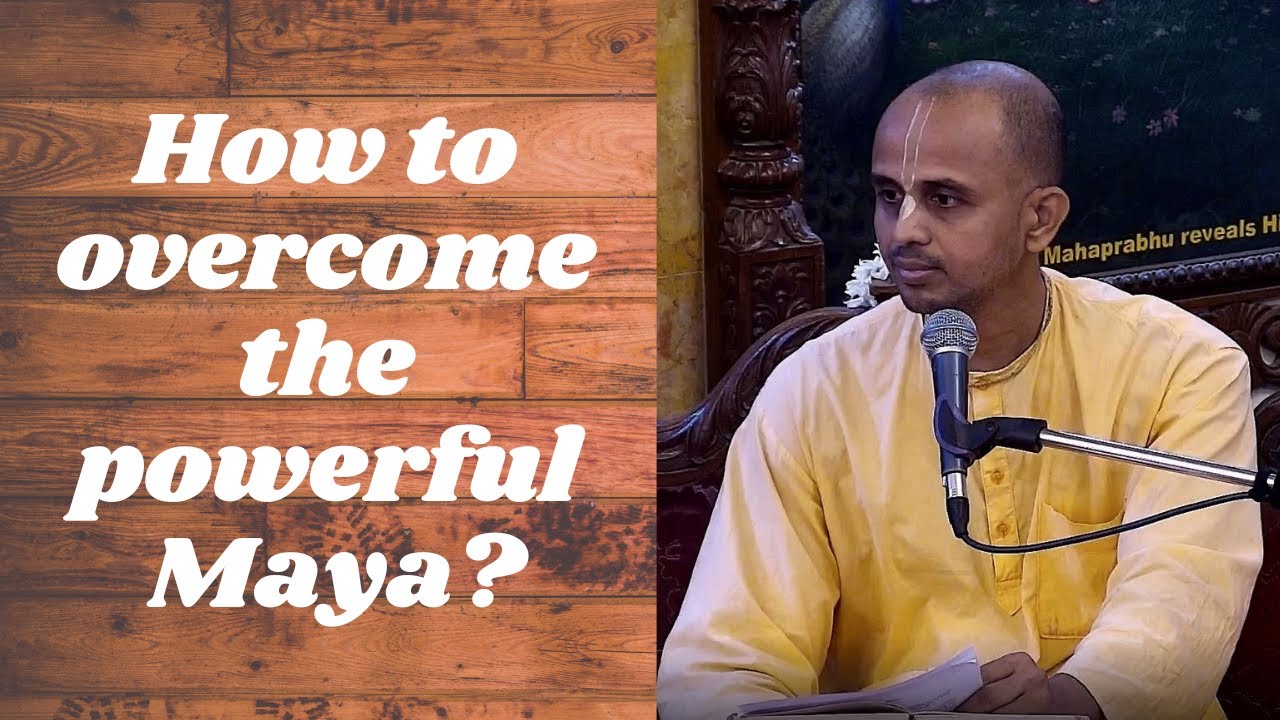 26th Dec. '23| H.G. Rasik Acharya Prabhu | How to overcome the powerful Maya?  | ISKCON Chowpatty.