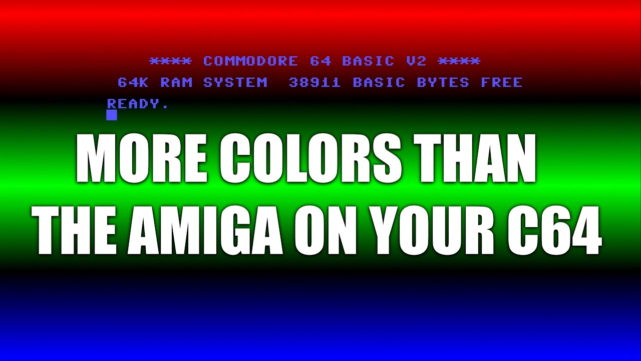 More Colors Than the Amiga On Your Commodore 64
