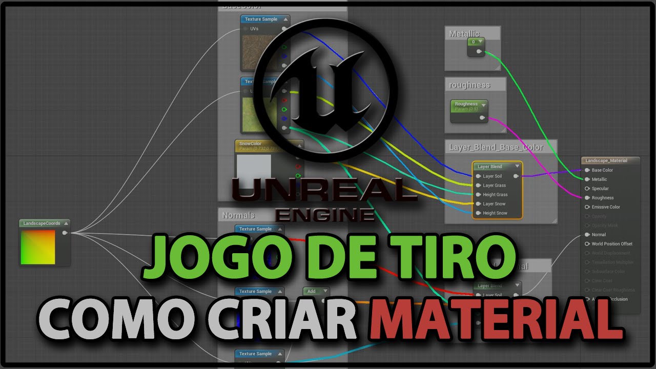 Unreal Engine - Jogo de Tiro - Criar Material - #03