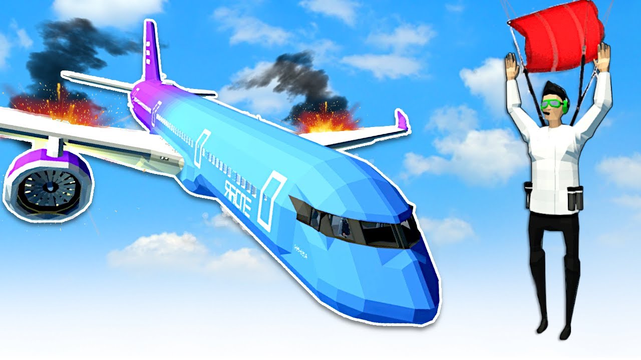 PLANE CRASH SURVIVAL AFTER PILOT BAILS! - Stormworks Gameplay