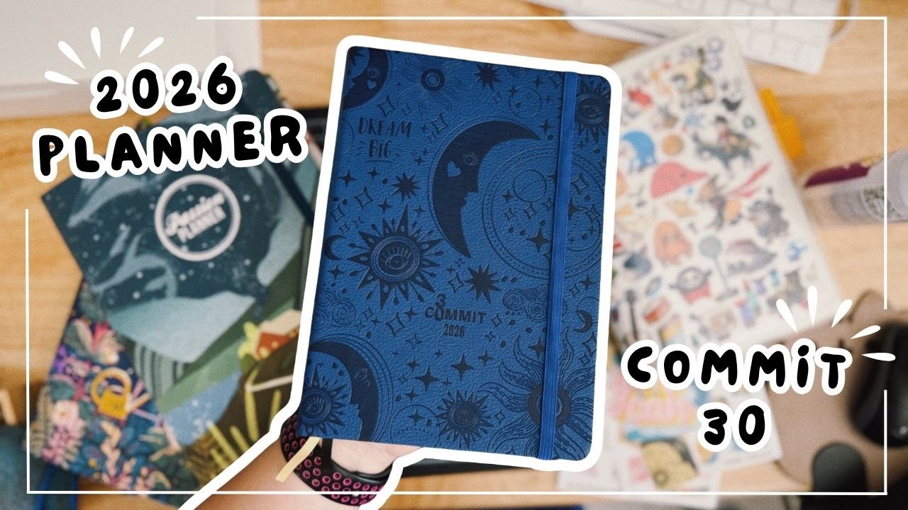 2026 Planner Commit30 & Past Planner Flip | Commit30, Passion Planner, Hobonichi Cousin