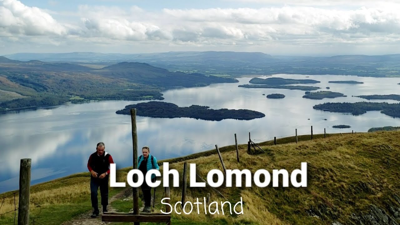 Scenic Hike, Dramatic Mountain and Lake Views, Beinn Dubh Hike, Loch Lomond, Scotland