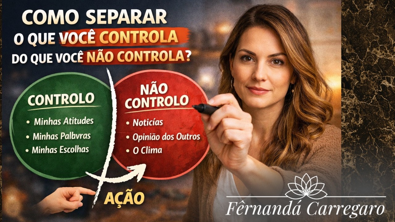 Como separar o que controlo ou não? | Fernanda Carregaro