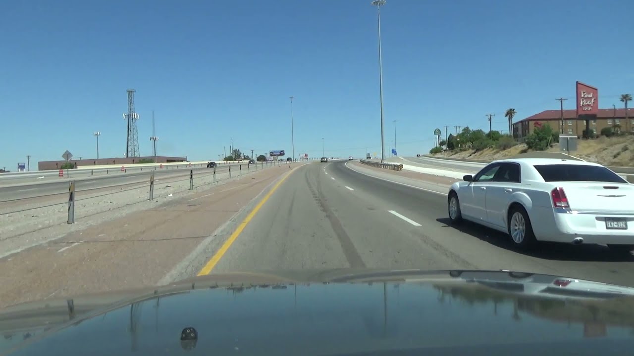 April 2020: Entire Drive from El Paso, TX to Tucson, AZ I-10 West