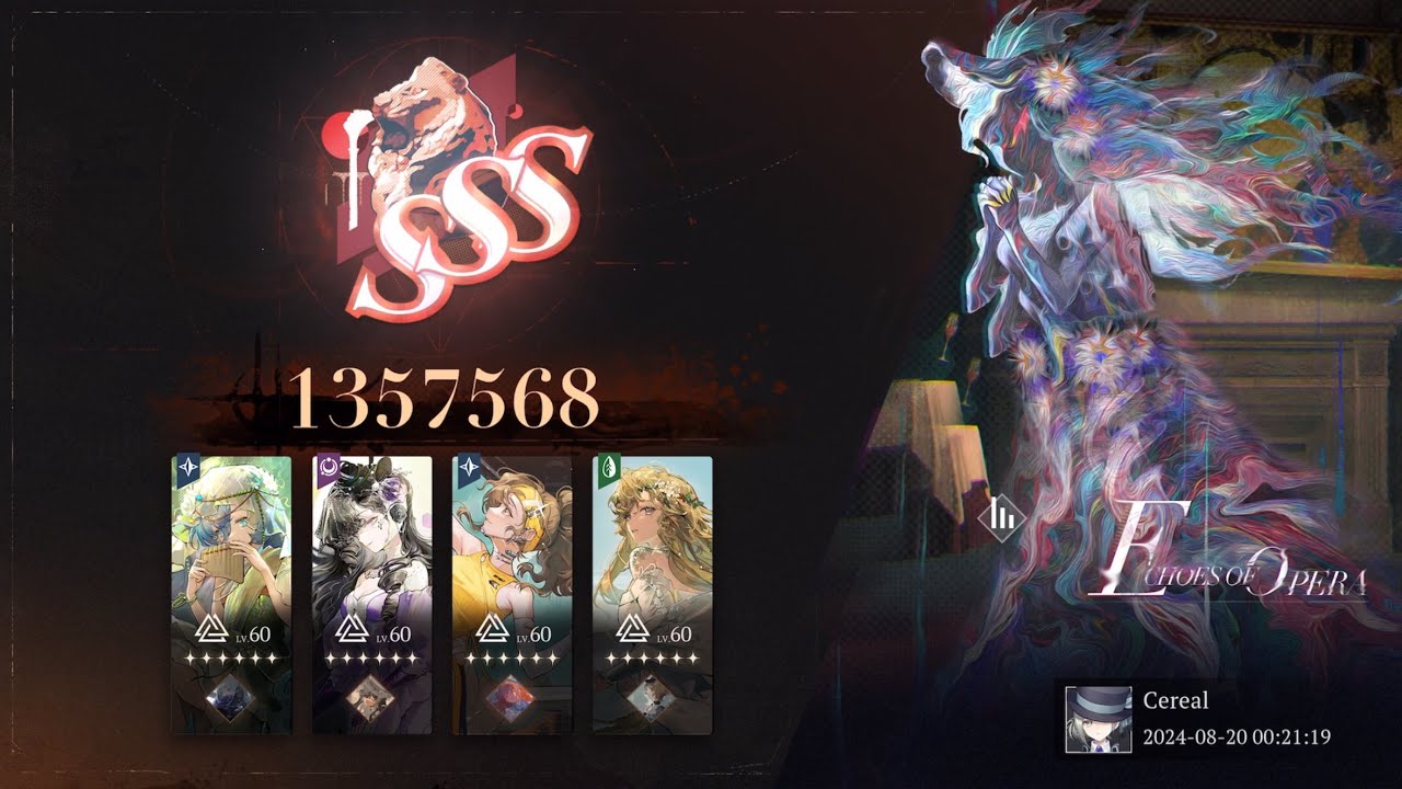 100% CRIT RATE 37 LMAO! ECHOES OF OPERA 1.9 RAID [Reverse 1999 重返未来1999]