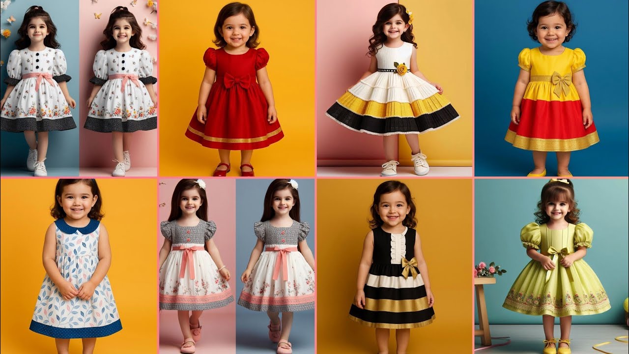 Cute Cotton Frock Design for Kids | Summer Baby Dress 2025 | Comfortable & Stylish