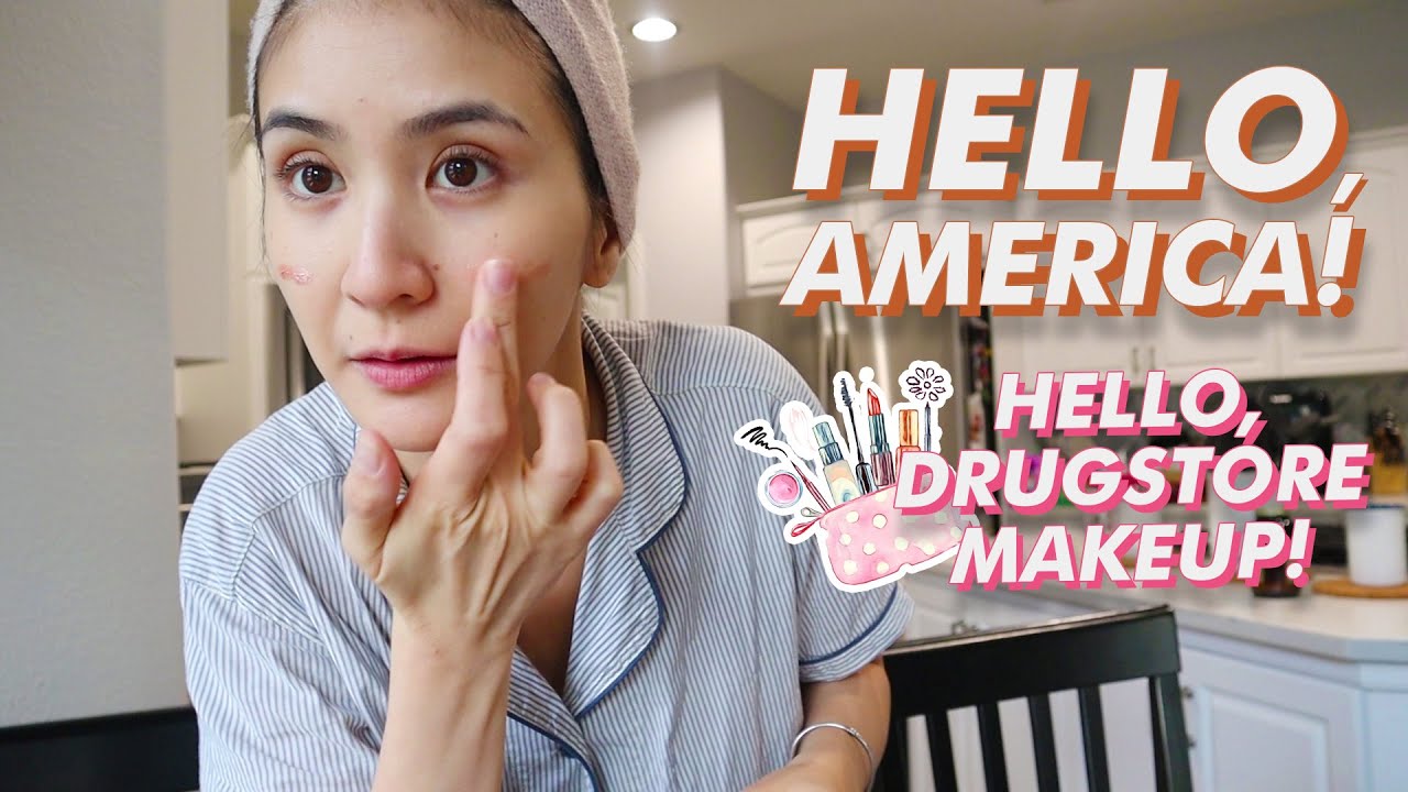 Hello, California! (And Walmart! Left my makeup kit in MLA,bought drugstore makeup!)