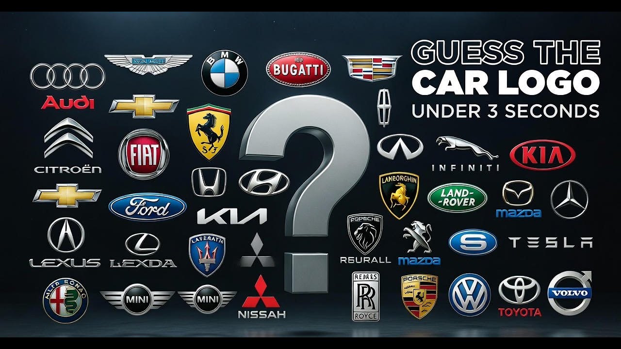 Guess The Car Brand Logo Quiz Under 3 Seconds 🚗 | Car Logo Quiz