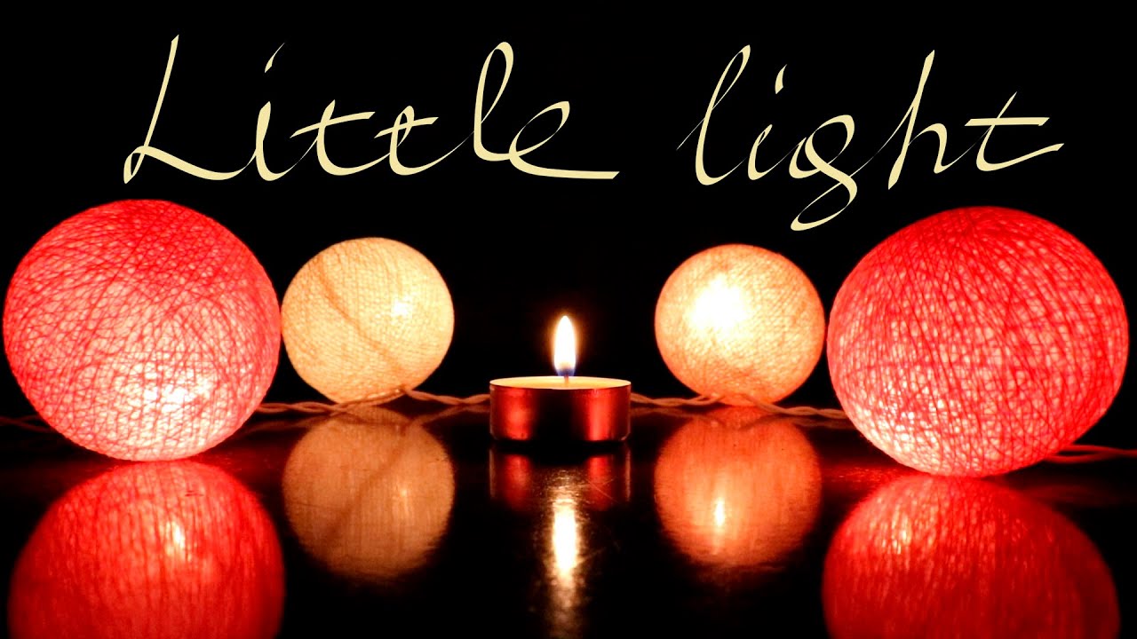 Burning candle. Relaxing guitar music