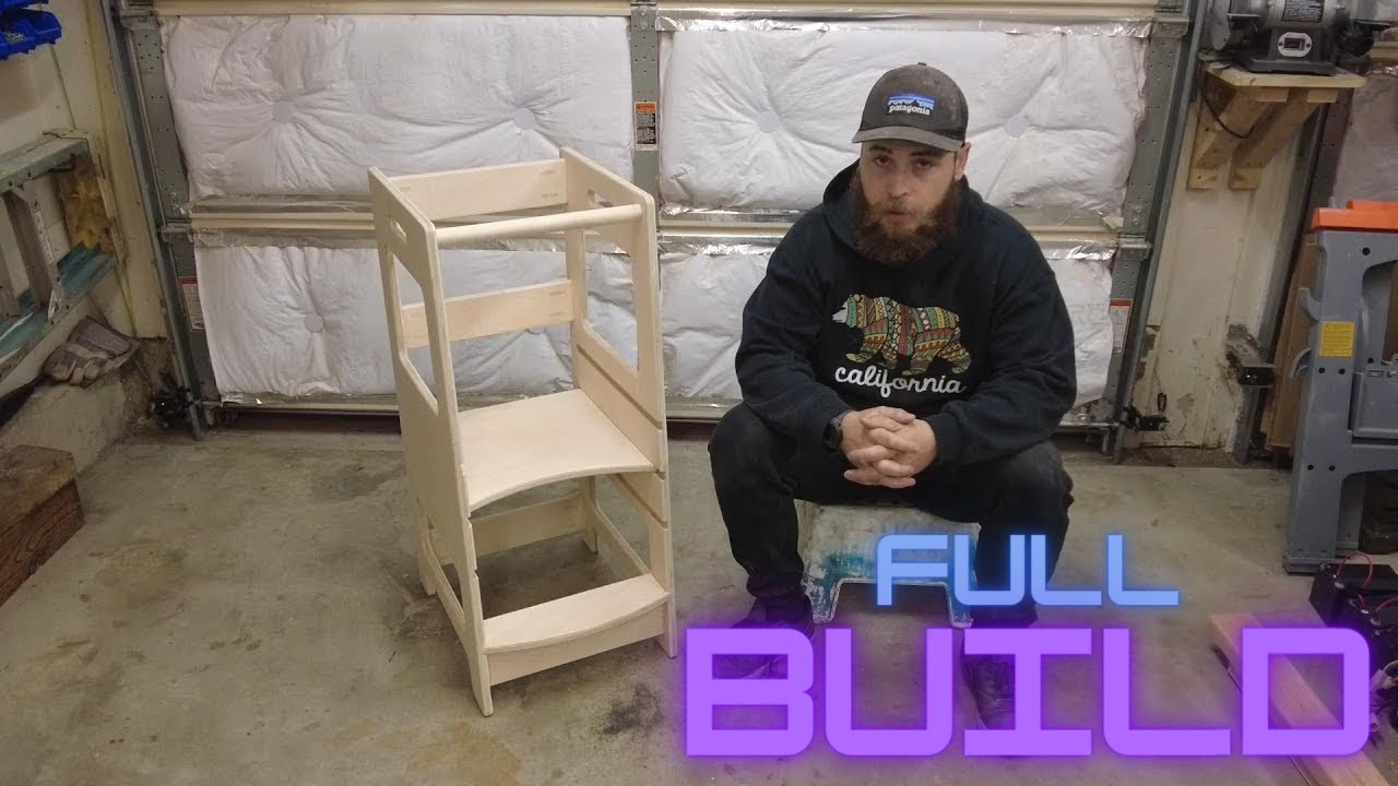 DIY Kids Kitchen Helper Tower! (Full Build)