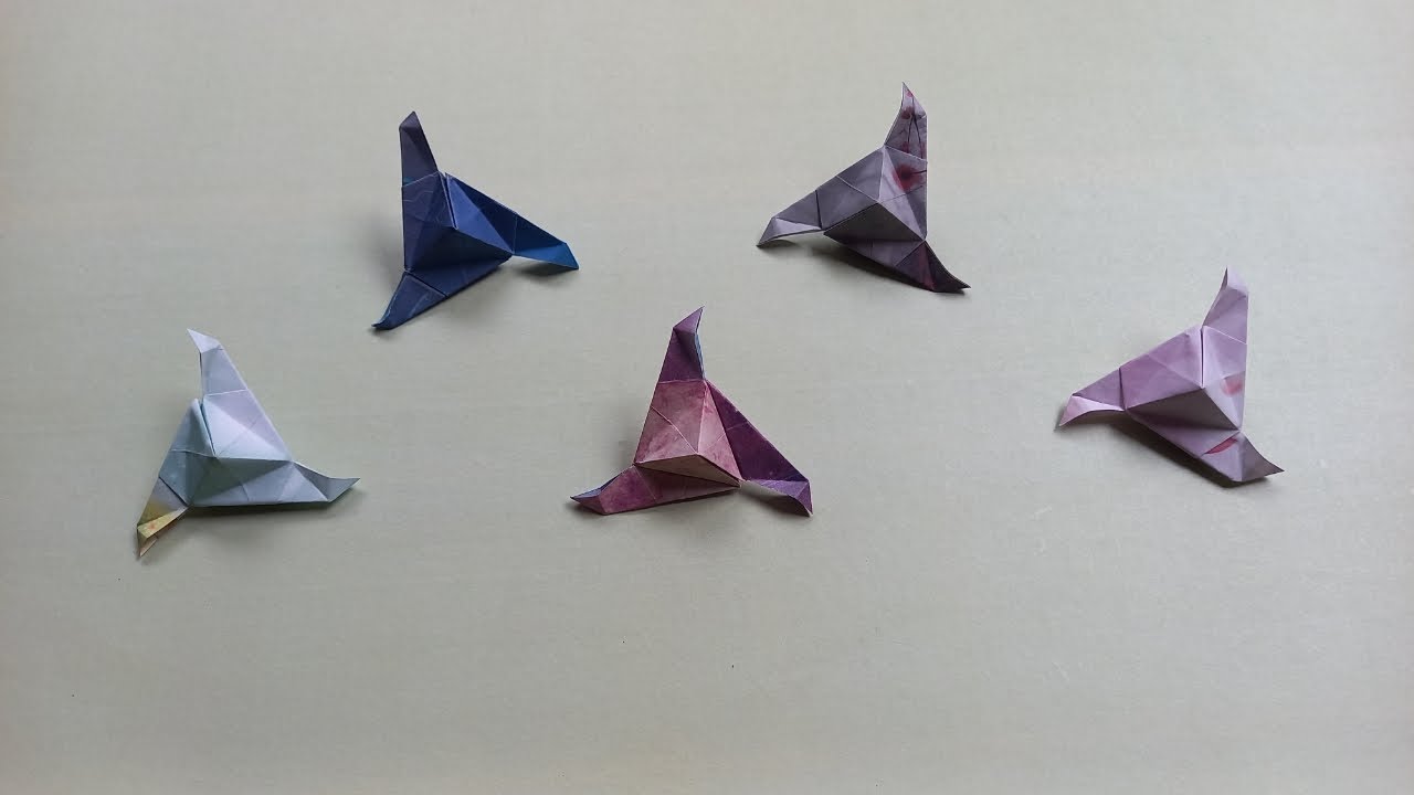 Origami Fidget Spinner Bagian 3 / Cara Membuat Origami Spinner