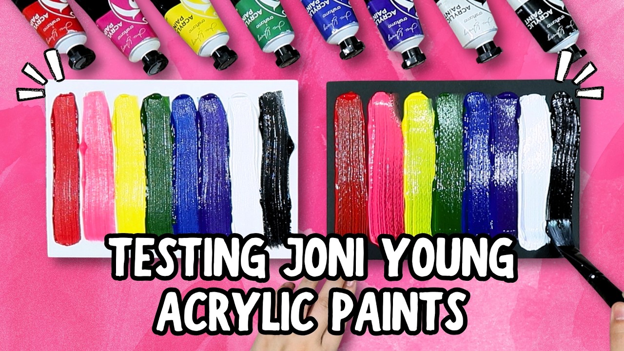 Testing Joni Young Acrylic Paints | Useful Mixes for Beginners