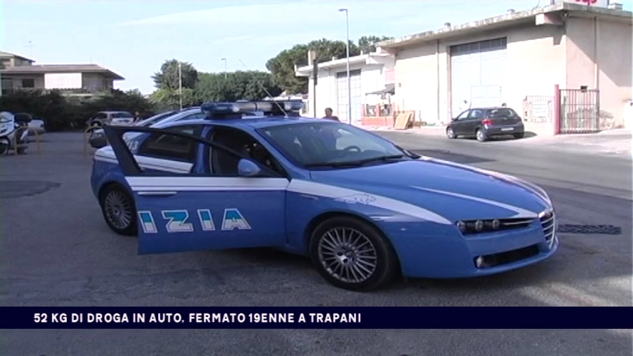 52 KG DI DROGA IN AUTO, FERMATO 19ENNE A TRAPANI del 23-03-2017