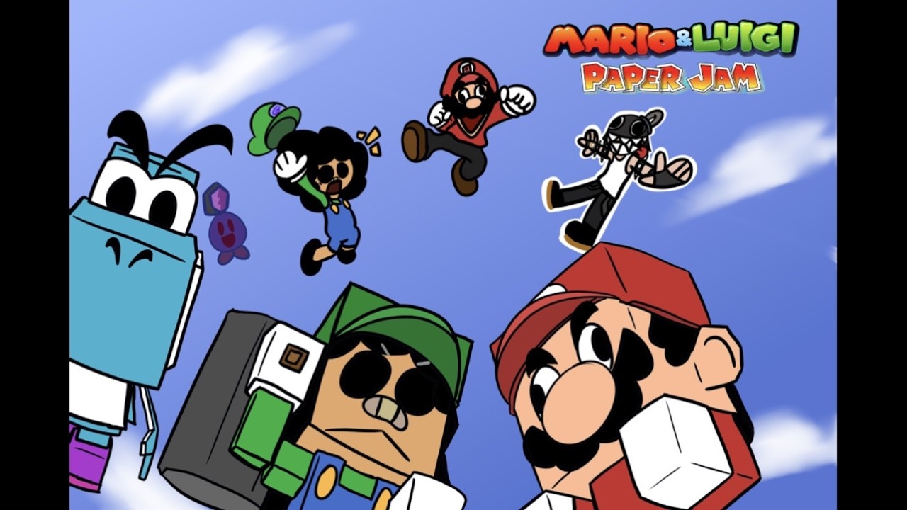 Mario & Luigi paper jam FINALLY - forever fighting Bowser