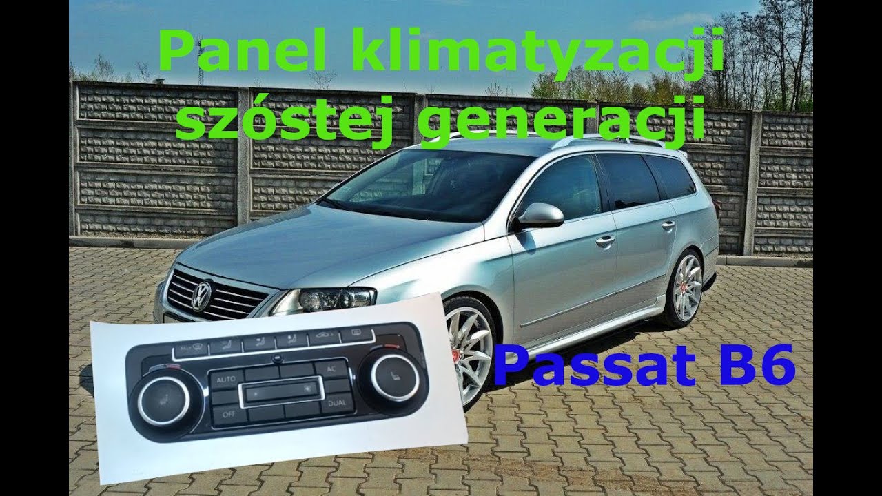 Montaż panelu klimatyzacji szóstej generacji w Passacie B6
