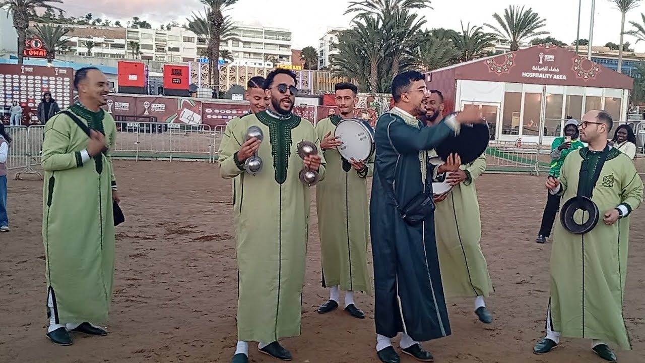 احتفال بمناسبة رأس السنة الأمازيغية الجديدة  2976 في مدينة اكادير 😍🥳🥳♓
