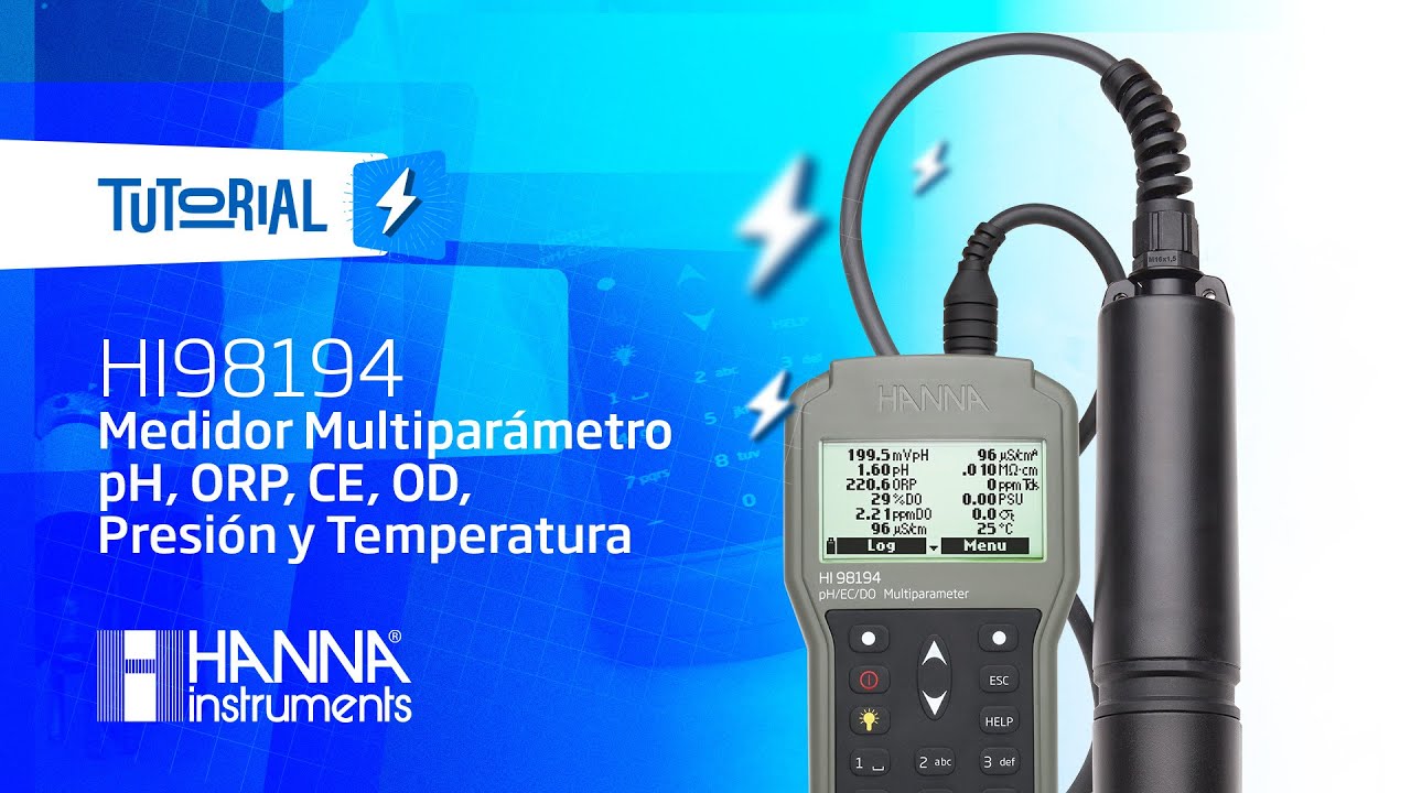 Video Tutorial - ¿Cómo calibrar el medidor multiparamétrico HI98194?