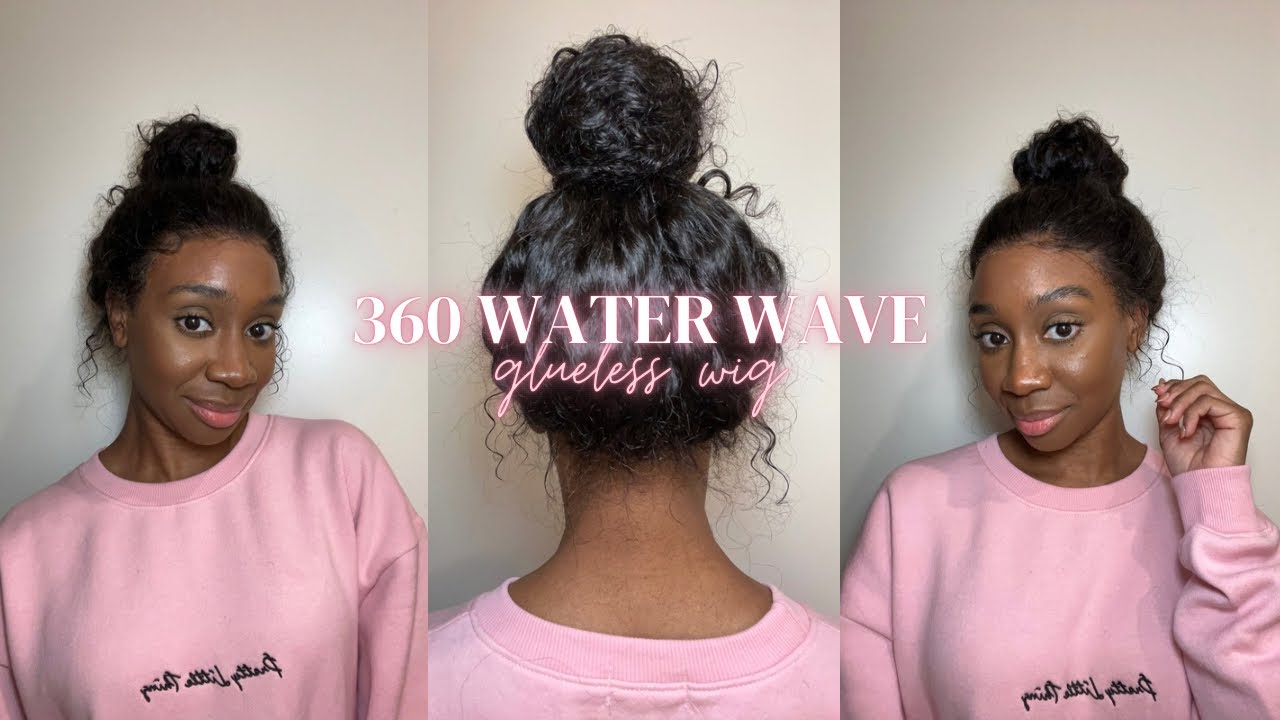 ISEE HAIR Invisi Drawstring 360 Water Wave | Wear & Go Glueless Wig