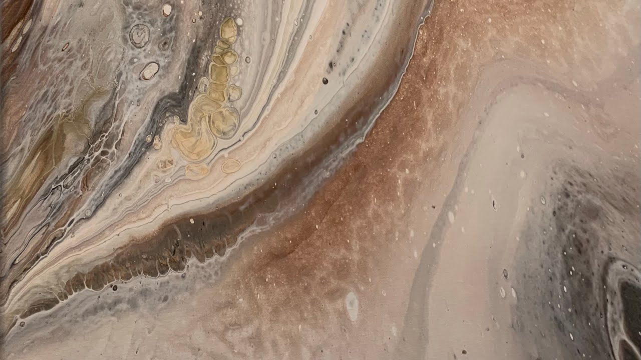 Acrylic pouring ~ paint grenade ~ marble look ~beginners tutorial #acrylicpouring #fluidart #artist