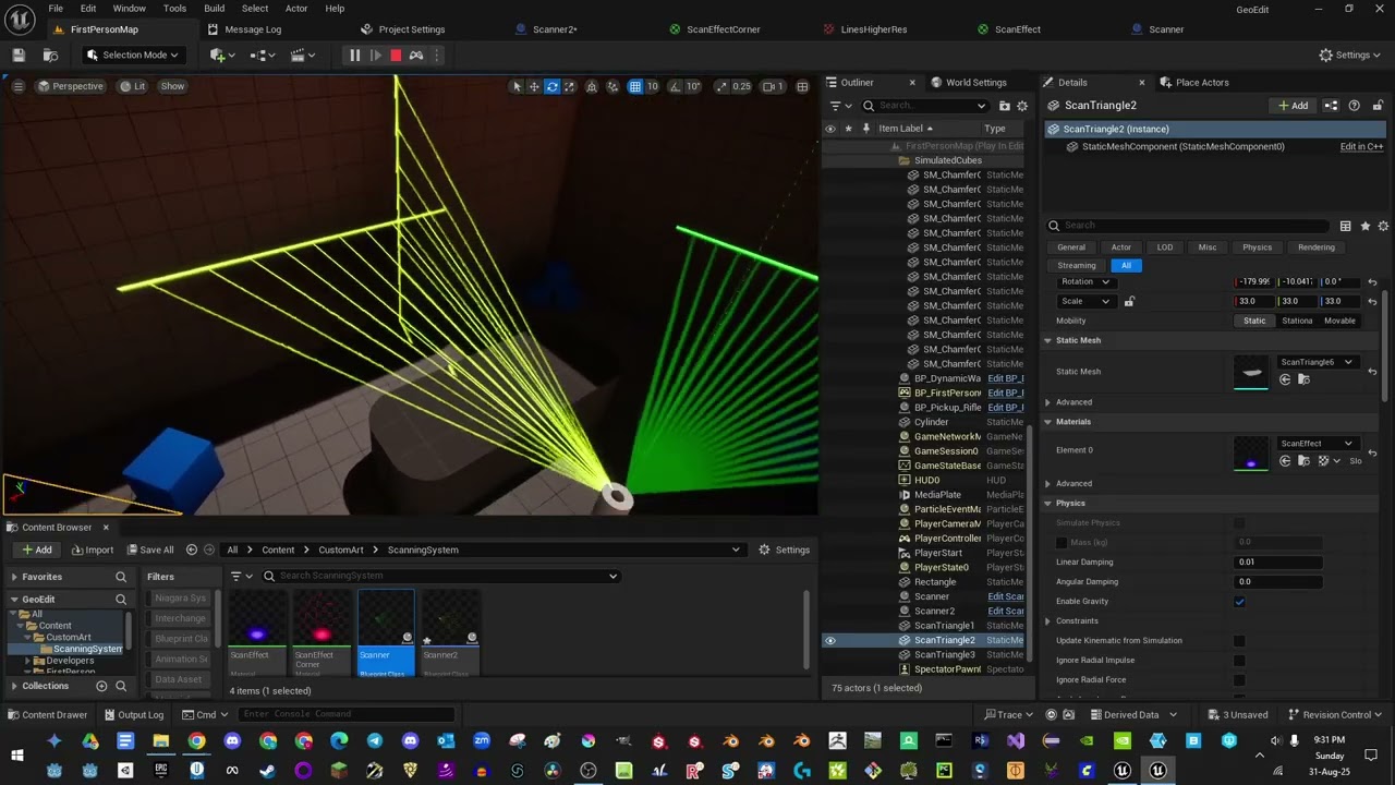 Unreal Laser Scan Tutorial