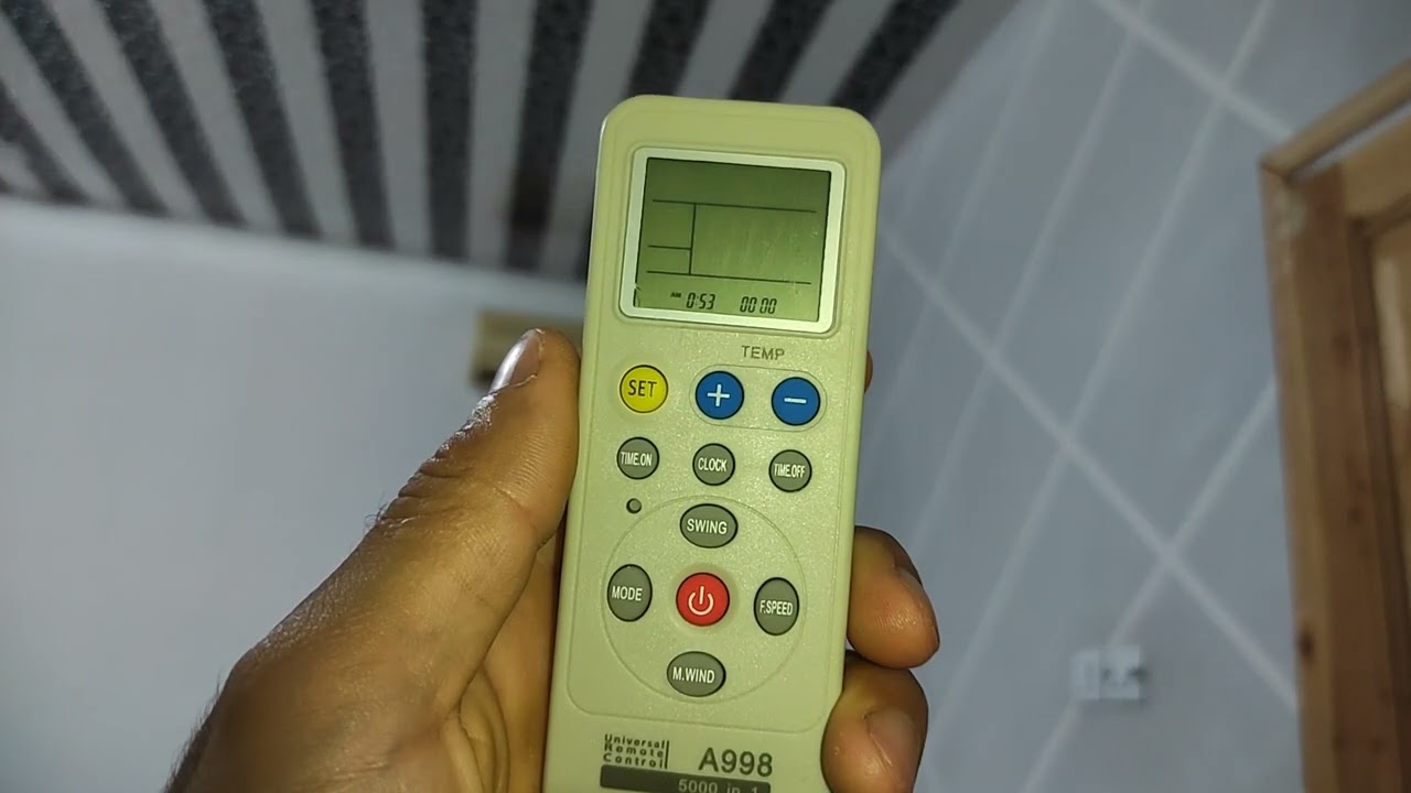يد تحكم الشامل في مكيف الهواء / commande climatiseur universelle / كموند تشغيل اي مكيف