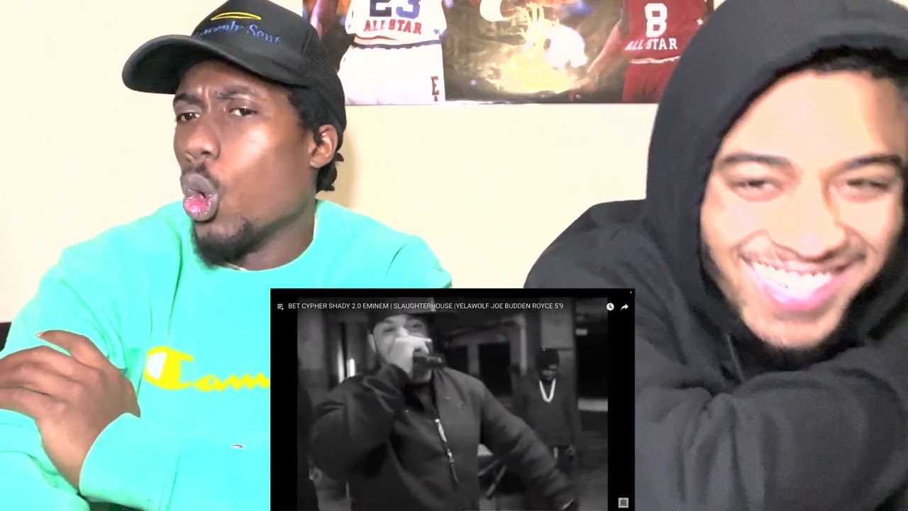 FIRST TIME HEARING BET CYPHER SHADY 2.0 EMINEM SLAUGHTERHOUSE YELAWOLF JOE BUDDEN ROYCE 5’9 REACTION