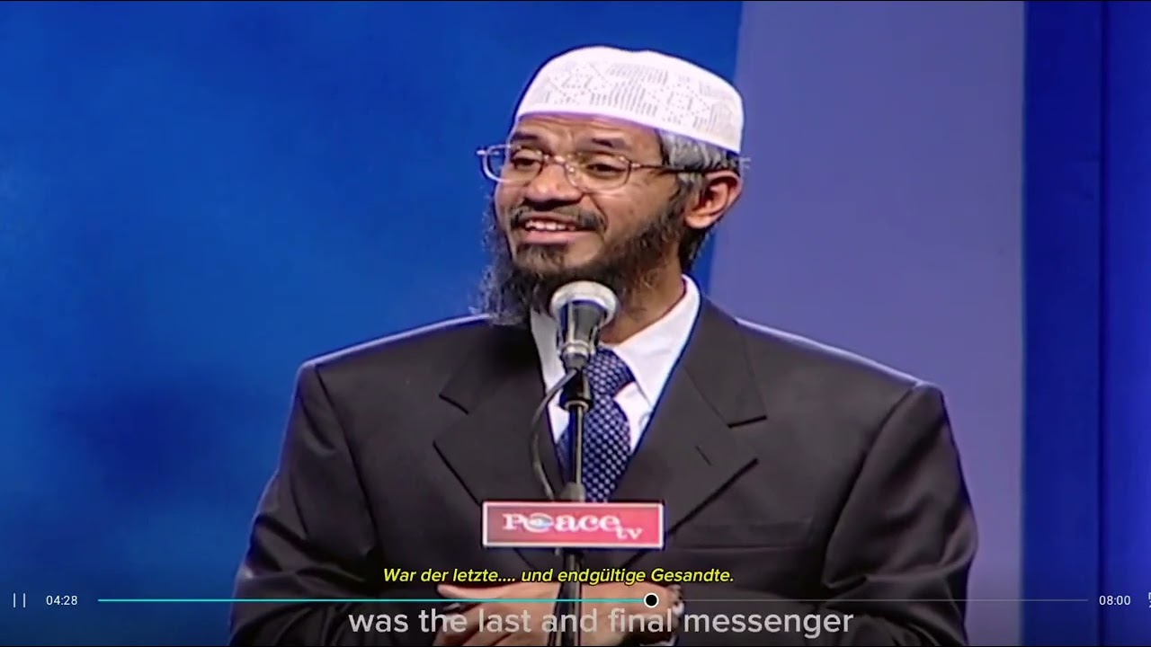 Dr.Zakir Naik speech in Deutsch Part 1