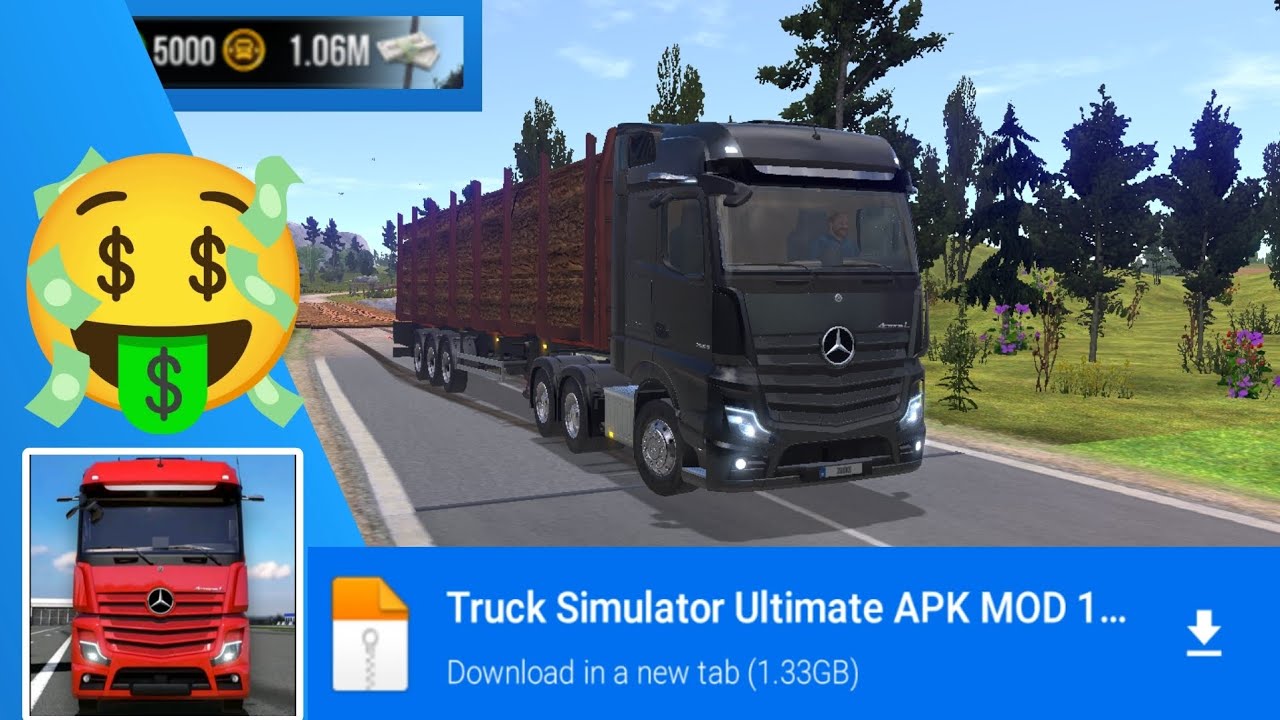 TRUCK SIMULATOR ULTIMATE - TSU APK MOD MOD DINHEIRO INFINITO VERSÃO 1.3.6 ATUALIZADO 2025