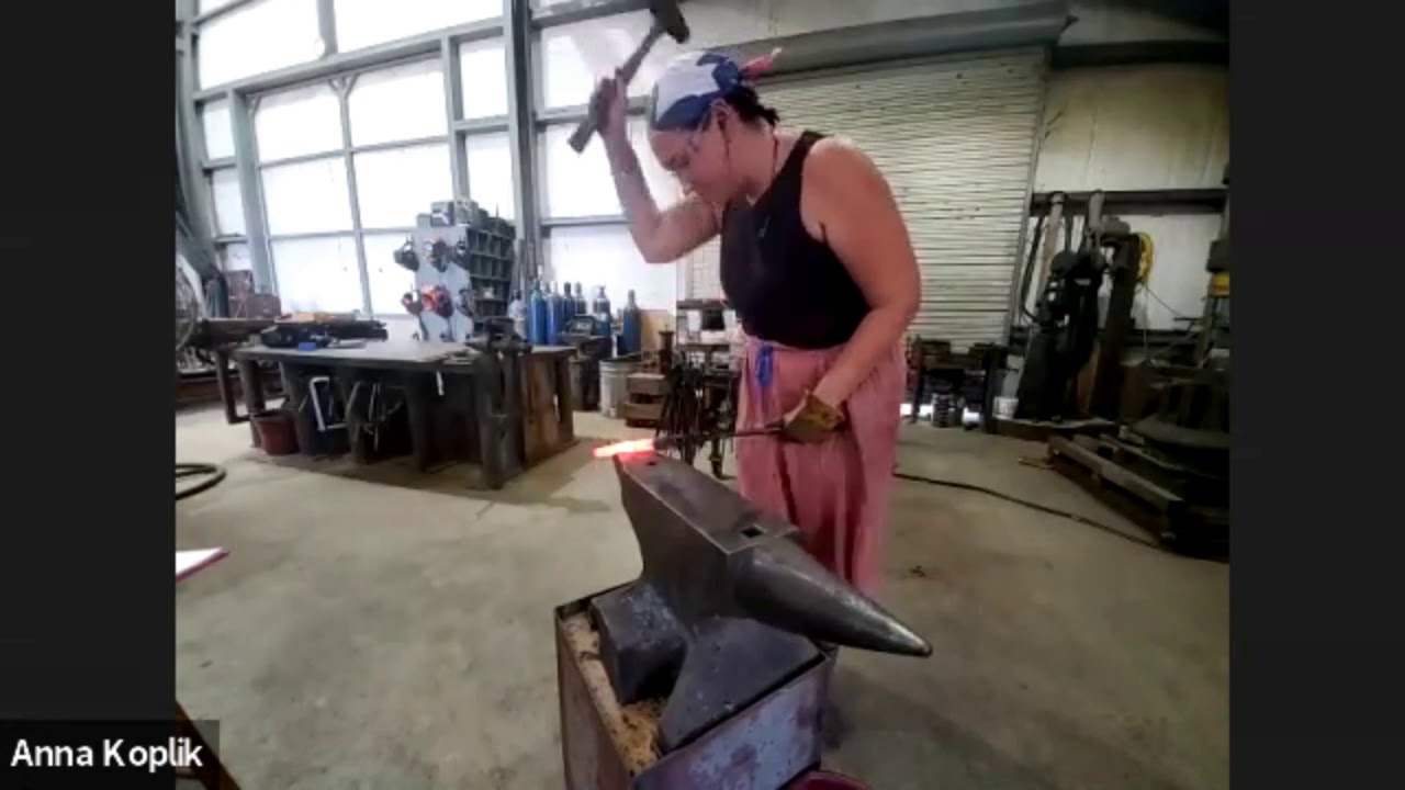 Digital Demonstration #15 - Forging Box-Jaw Tongs with Anna Kolpic