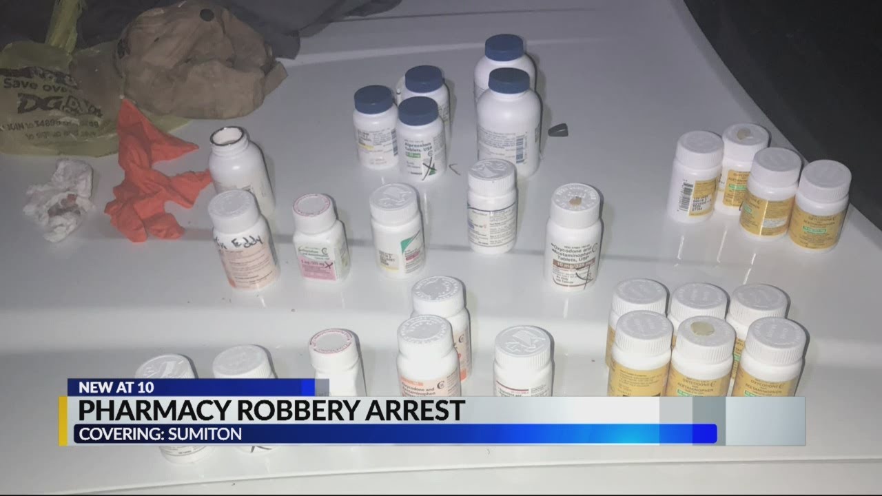 Pharmacy robbery arrest